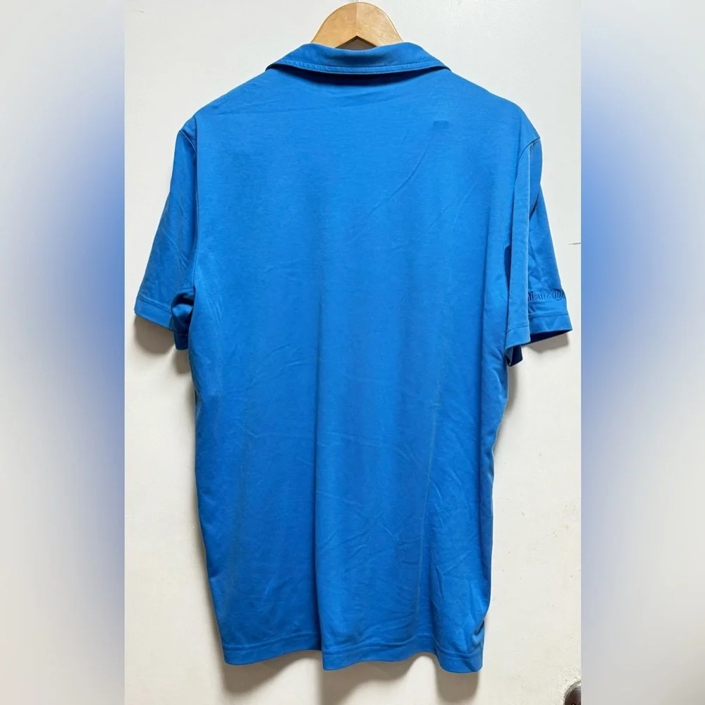 Travis Mathew Vibrant Blue Polo Shirt Size L